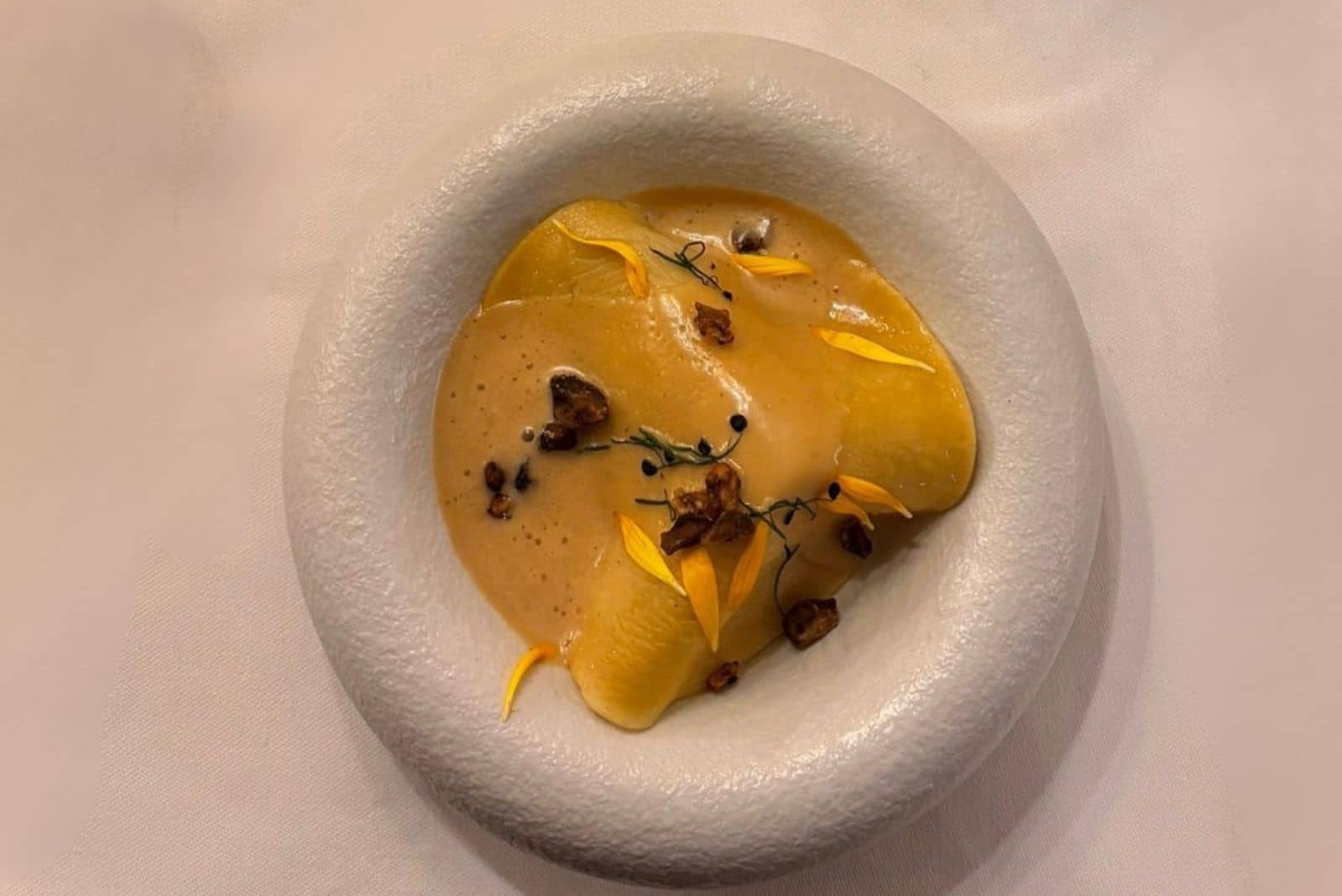 Restaurant le Sarment d'Or à RIquewihr La Raviole du Sarment d'Or 