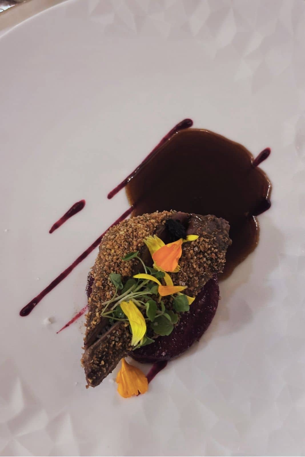 Plat du Sarment d'Or Menu Dégustation